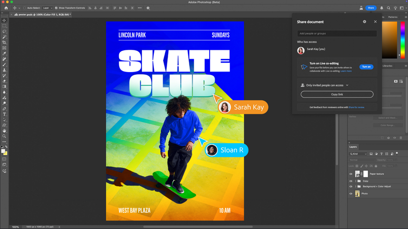 Adobe has just made collaborating on the same Photoshop image a