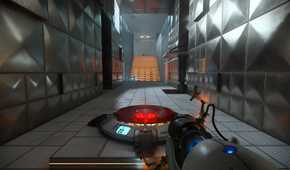 Screenshot from Portal with RTX.