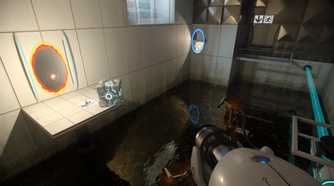 screenshot from portal with rtx