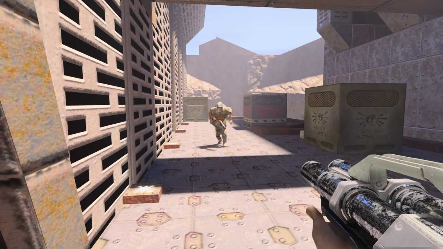 screenshot of quake 2 rtx