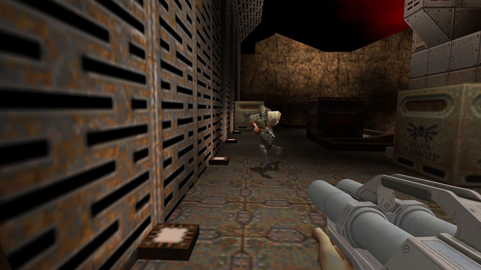 screenshot of quake 2 rtx