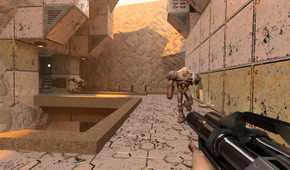 screenshot of quake 2 rtx