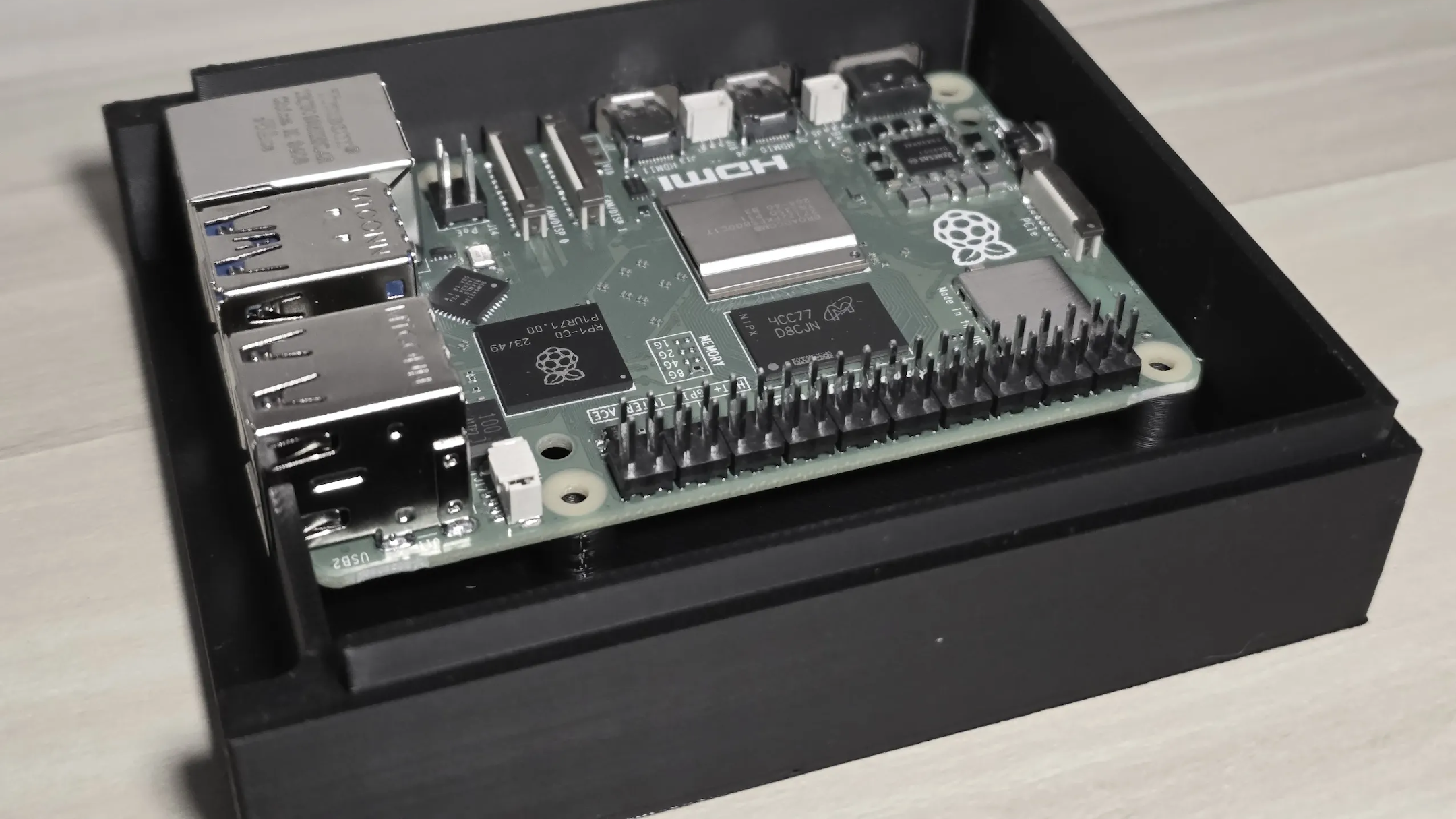 raspberry pi gamecube case internal