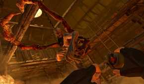 Screenshot from the video game Resident Evil 4 VR