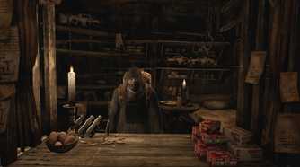 Screenshot from the video game Resident Evil 4 VR