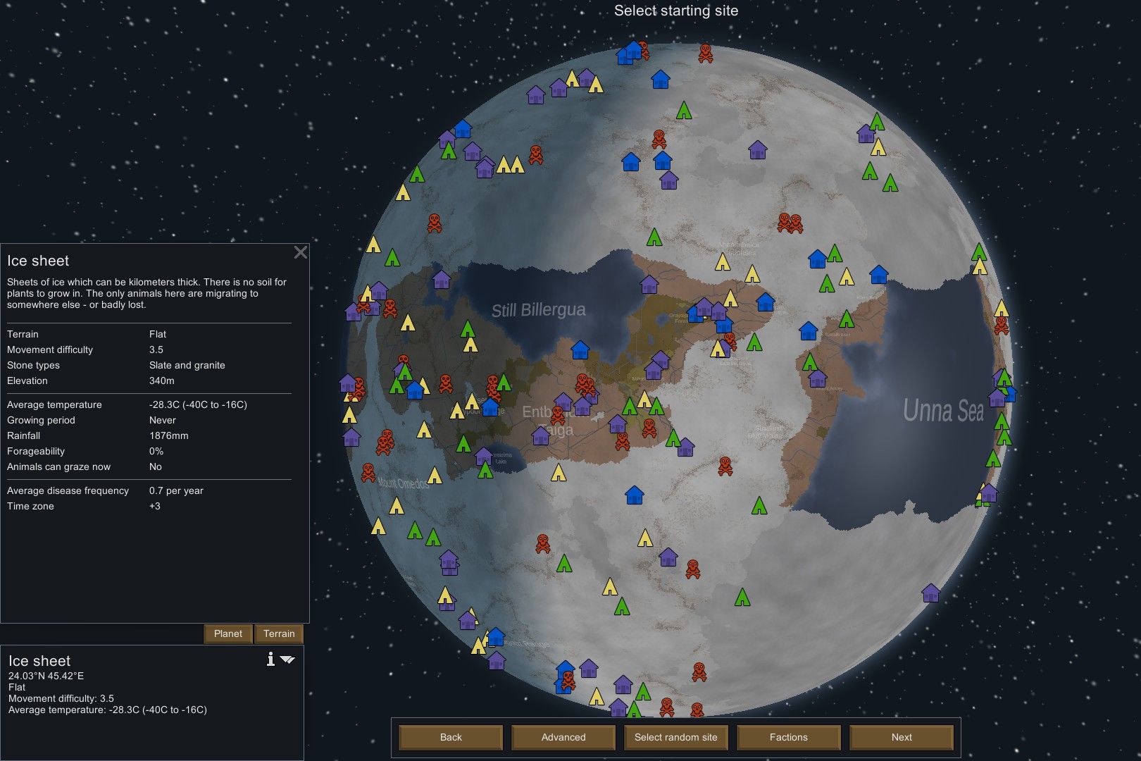 Screenshot from the game RimWorld