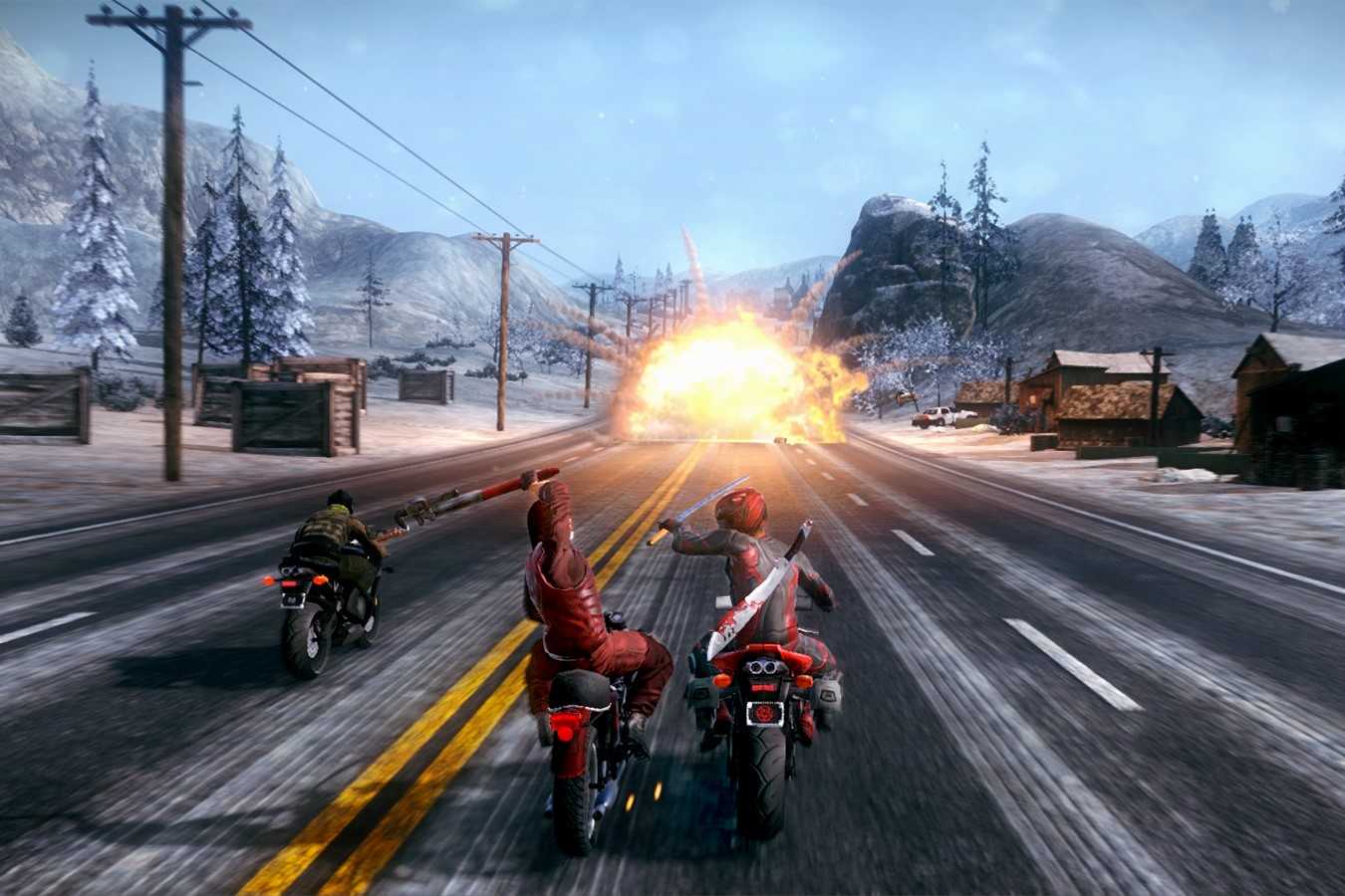 Screenshot from the game Road Redemption