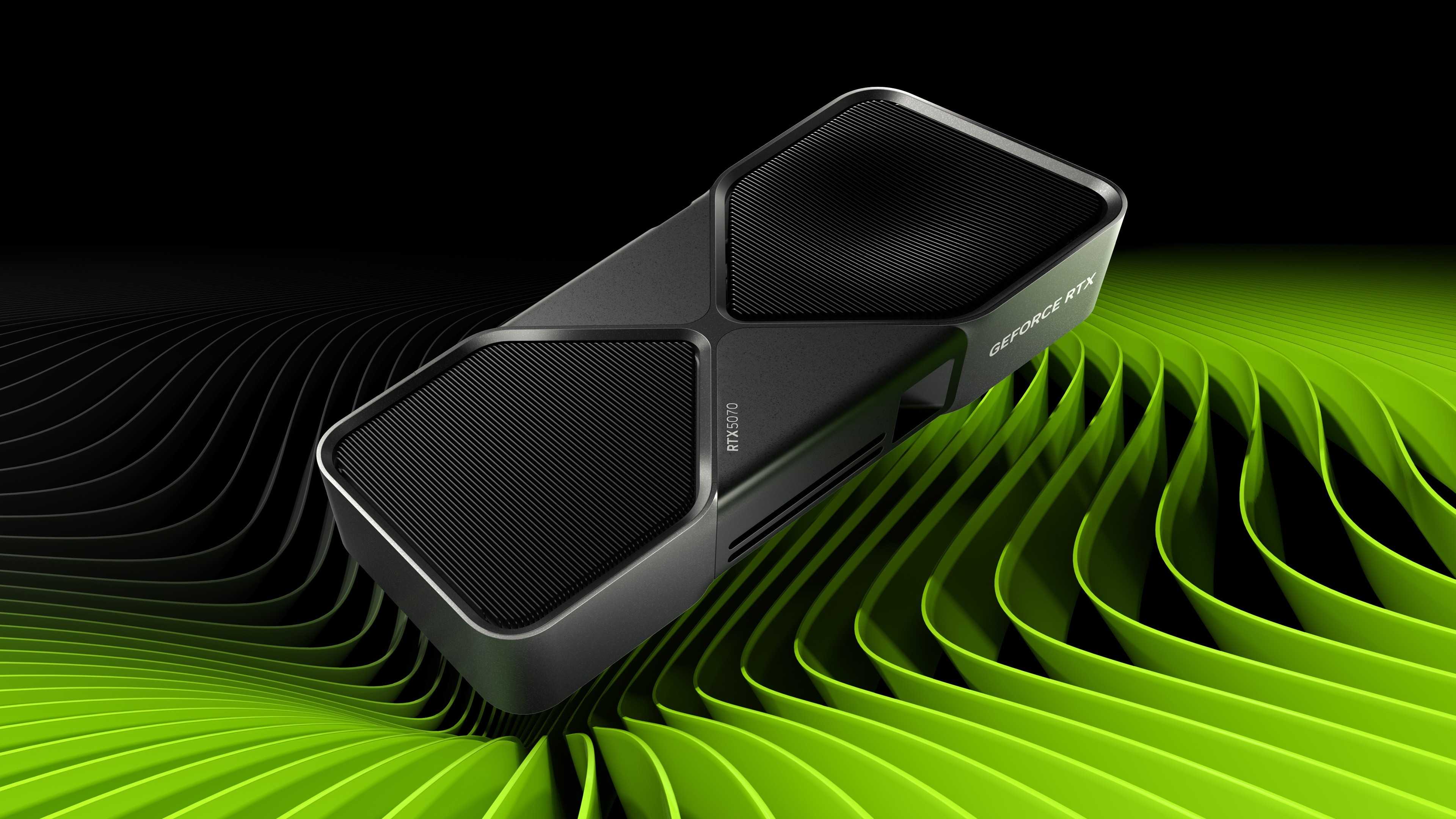 Render of the RTX 5070 from Nvidia