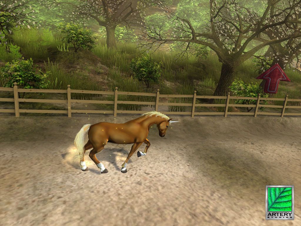 A screenshot from the game Secret of the Magic Crystals