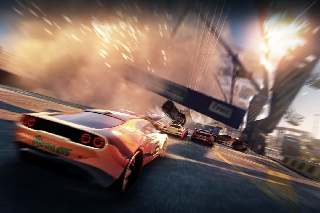 Screenshot from the game Split Second