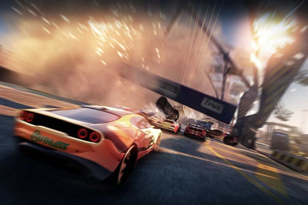 Screenshot from the game Split Second