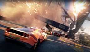 Screenshot from the game Split Second