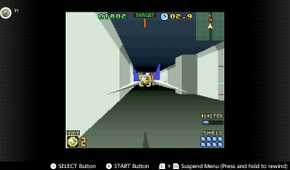 Screenshot of a third person dogfight in Star Fox 2 for the SNES captured on the Nintendo Switch Online app