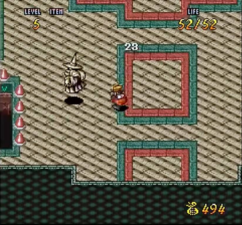 Screenshot of Terranigma on the SNES