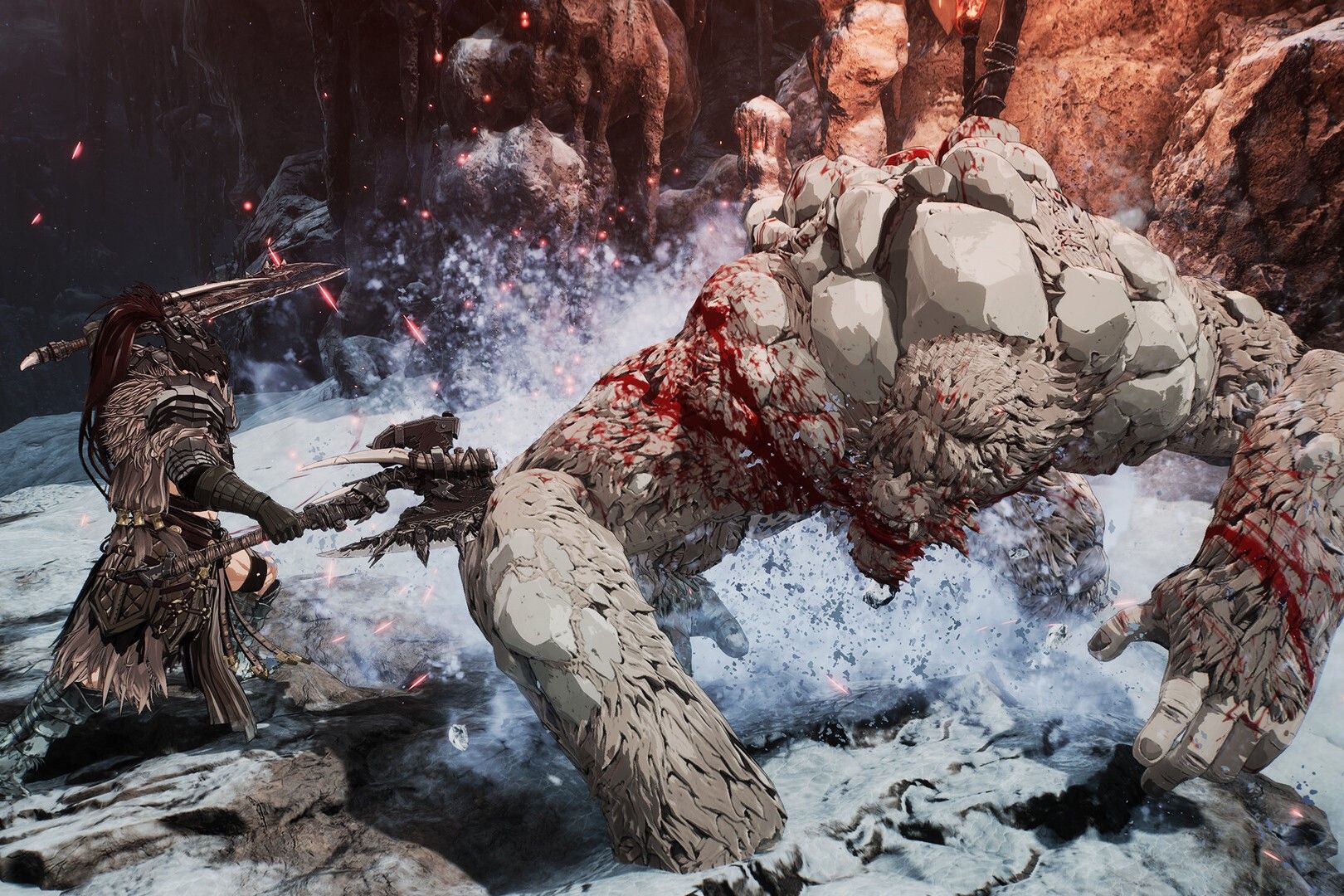 Screenshot from the video game The First Berserker: Khazan