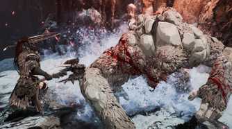 Screenshot from the video game The First Berserker: Khazan