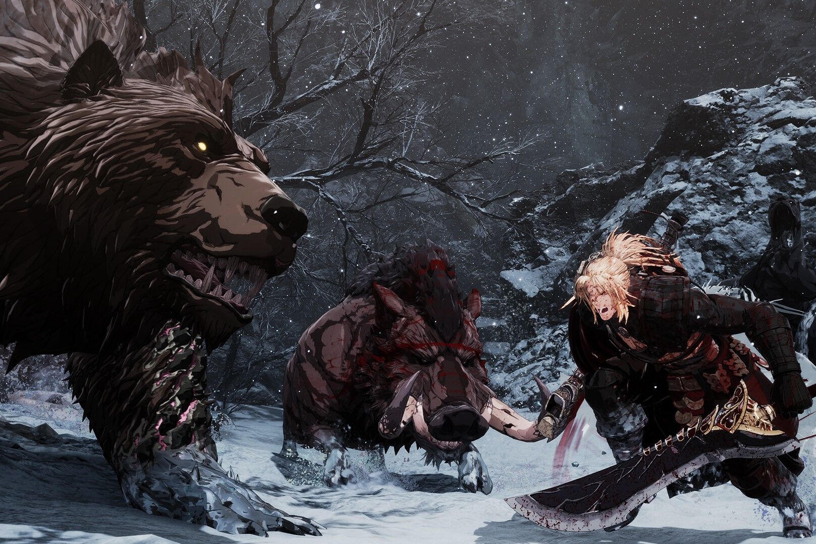 Screenshot from the video game The First Berserker: Khazan