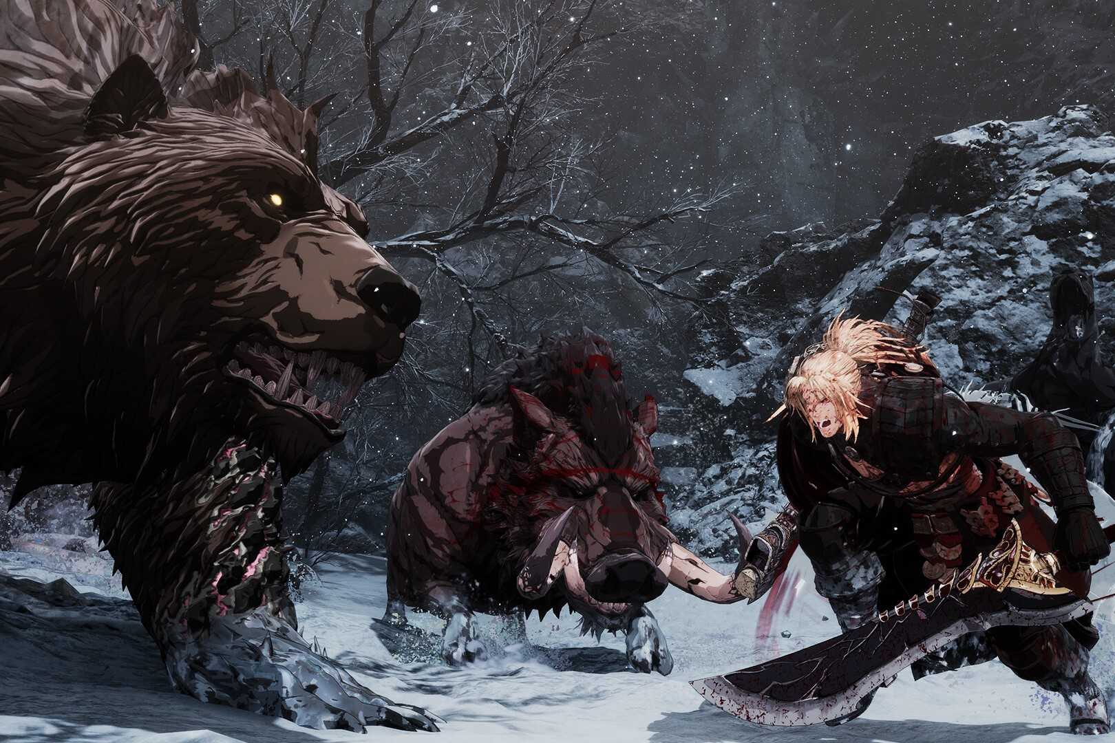 Screenshot from the video game The First Berserker: Khazan