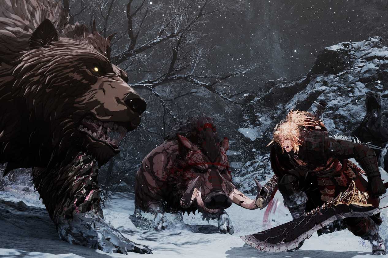 Screenshot from the video game The First Berserker: Khazan