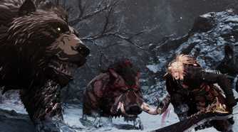 Screenshot from the video game The First Berserker: Khazan