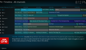 TVHeadend in Kodi