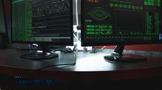 Close up view of system hacking.