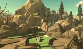 Screenshot from the video game Walkabout Mini Golf