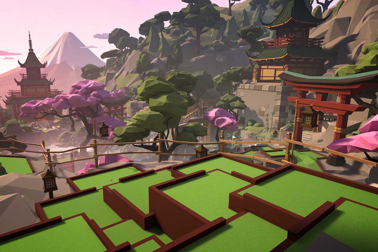 Screenshot from the video game Walkabout Mini Golf