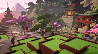 Screenshot from the video game Walkabout Mini Golf