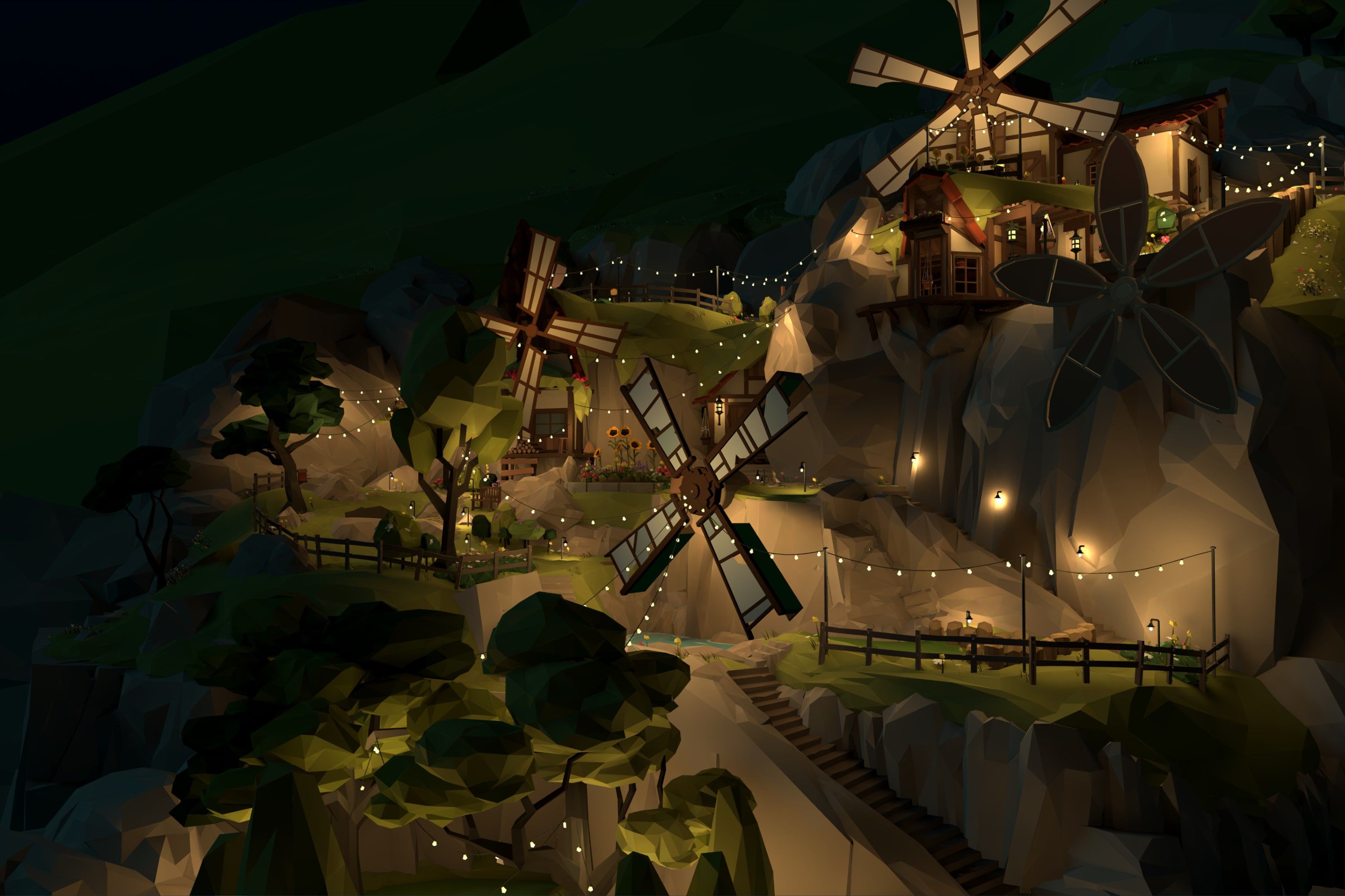 Screenshot from the video game Walkabout Mini Golf