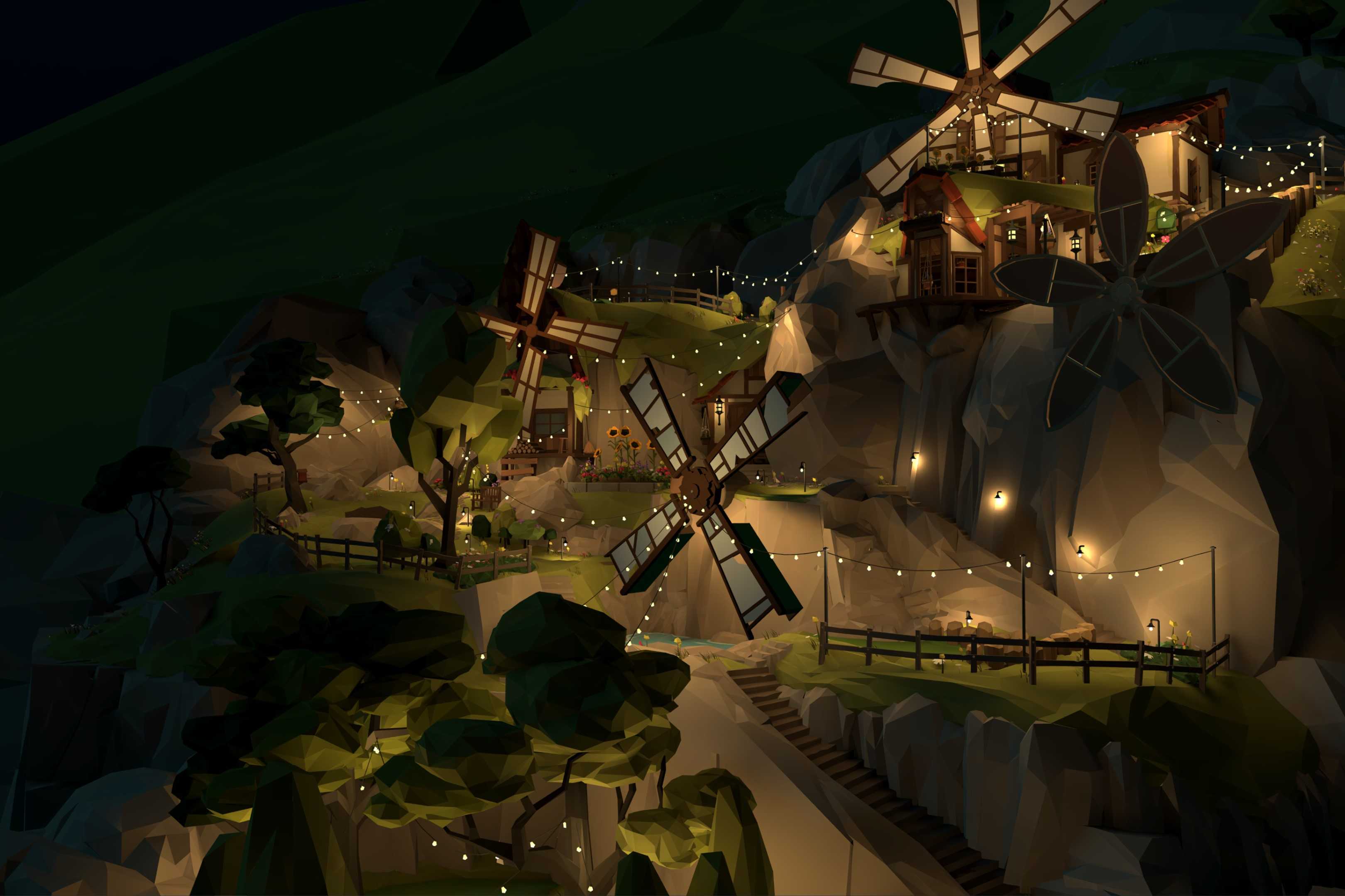 Screenshot from the video game Walkabout Mini Golf