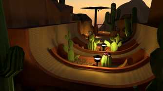 Screenshot from the video game Walkabout Mini Golf