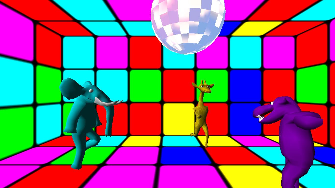 A screenshot from the game Wild Animal Racing
