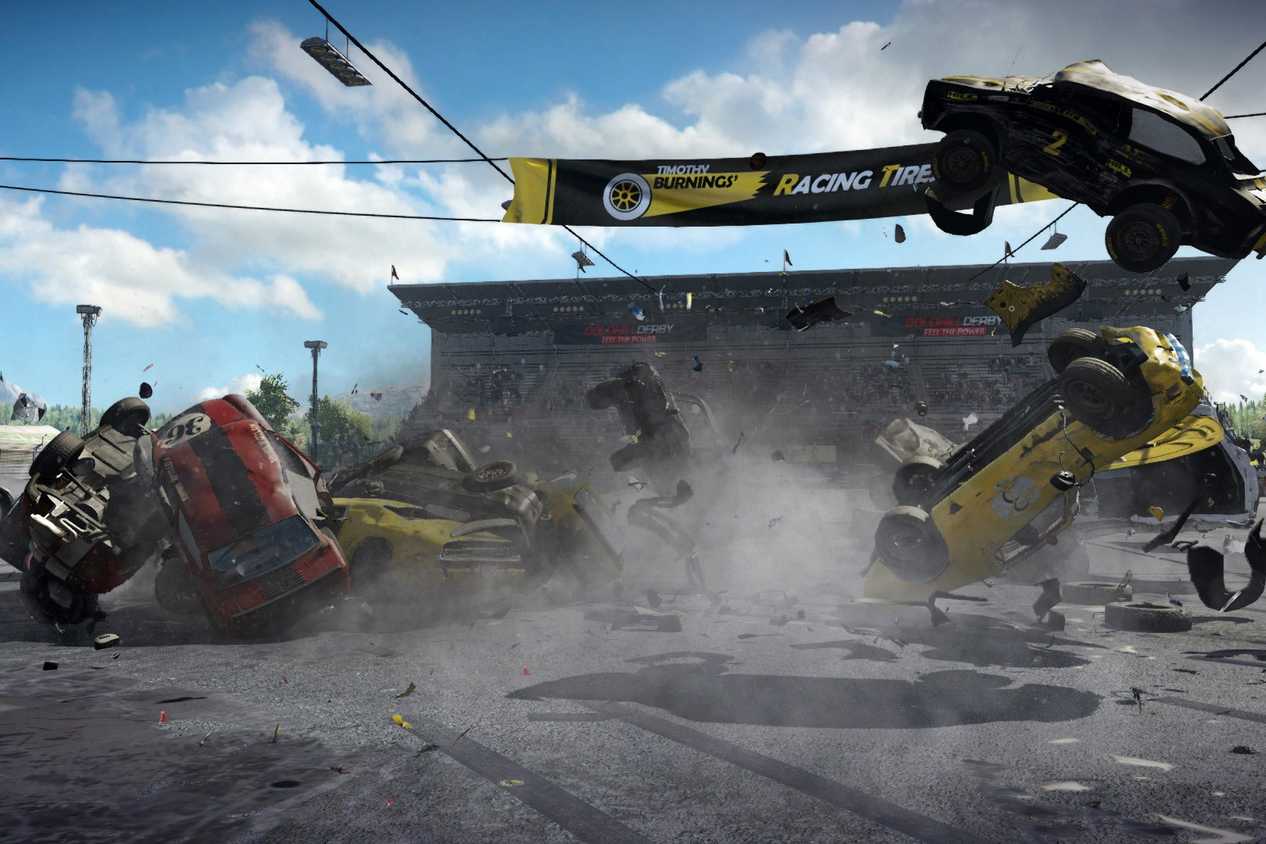 Screenshot from the game Wreckfest
