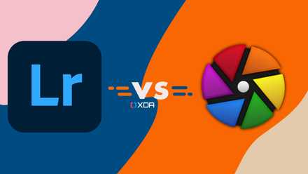 Adobe Lightroom and Darktable logo side by side.