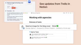Notion Integrations - Trello