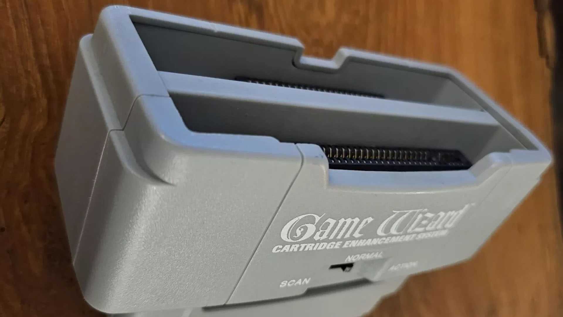 SNES Game Wizard left side view