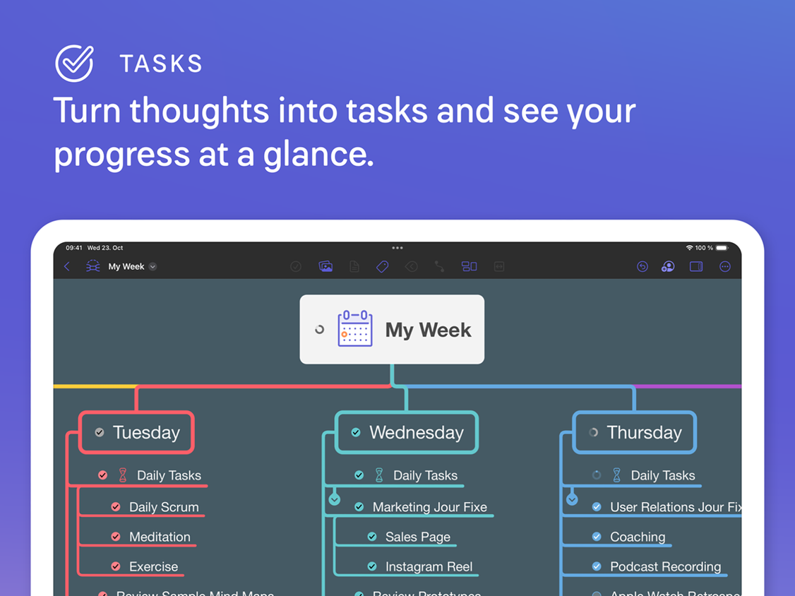 MindNode mind mapping app