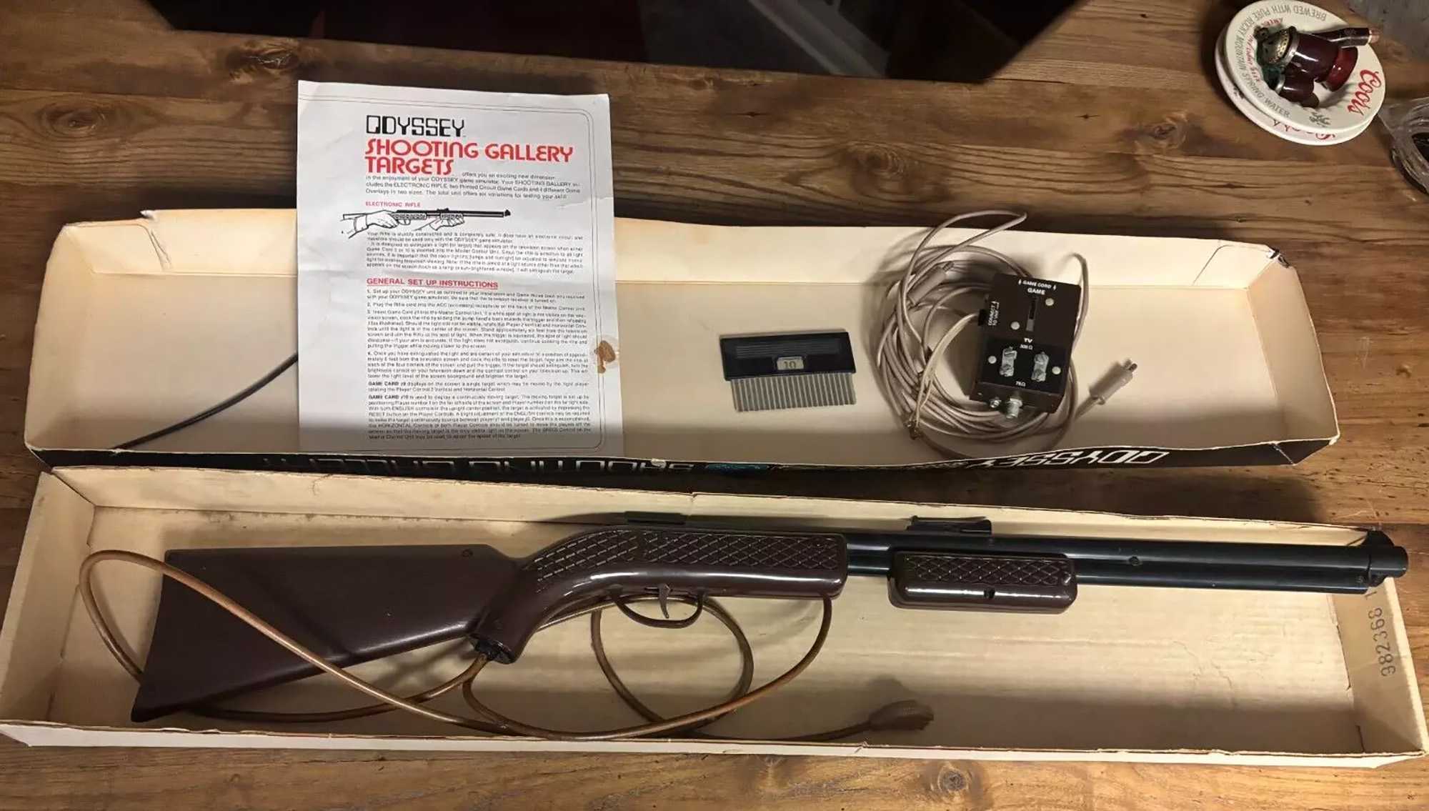 Magnavox Odyssey Shooting Gallery game light gun