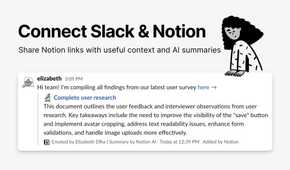 Notion Integrations - Slack