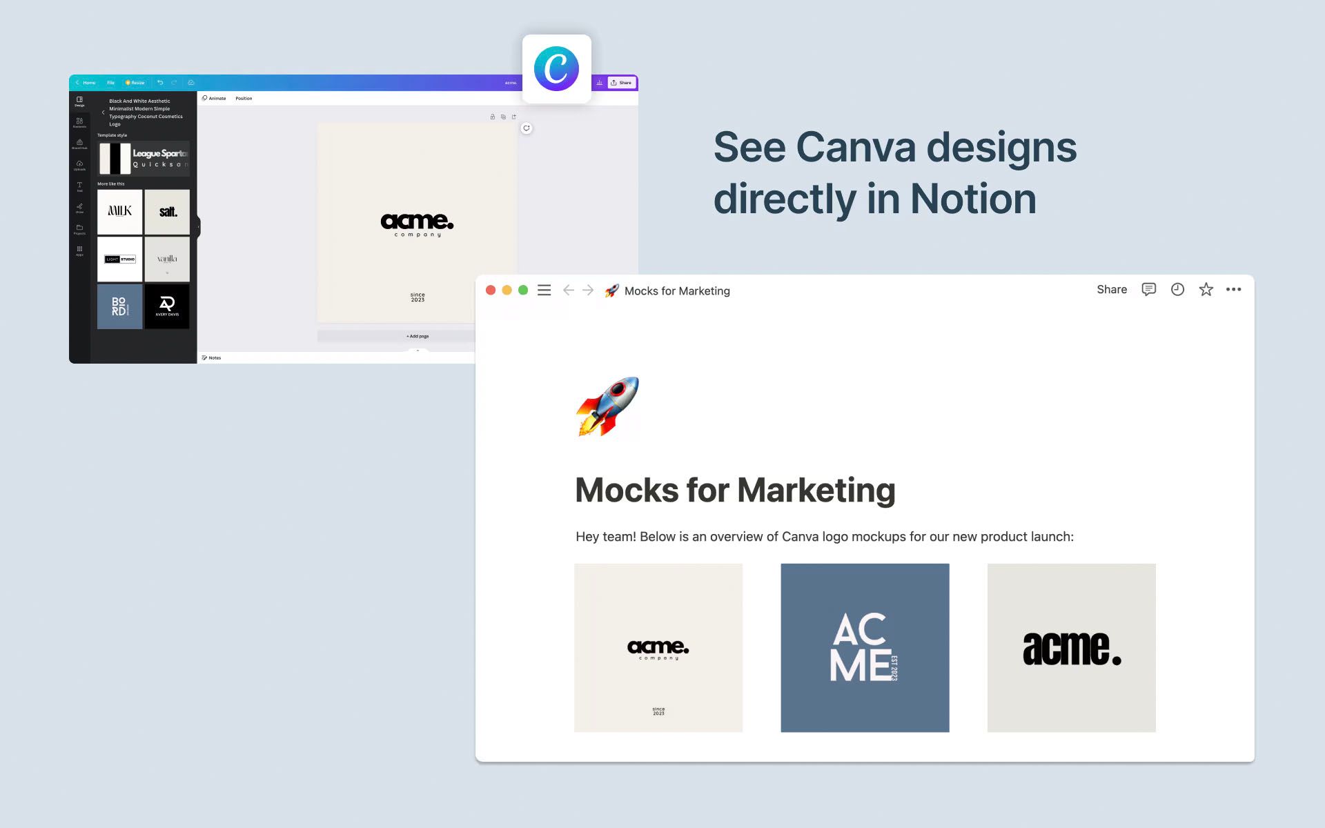 Notion Integrations - Canva