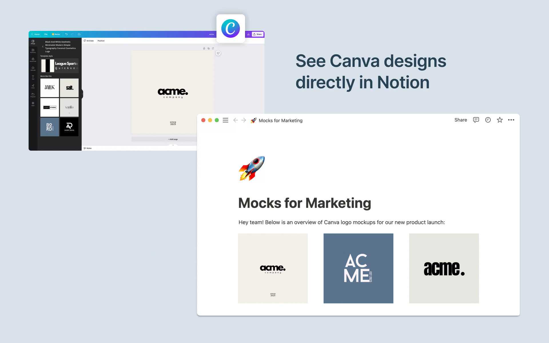Notion Integrations - Canva