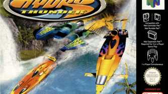 Hydro Thunder N64 game cover art