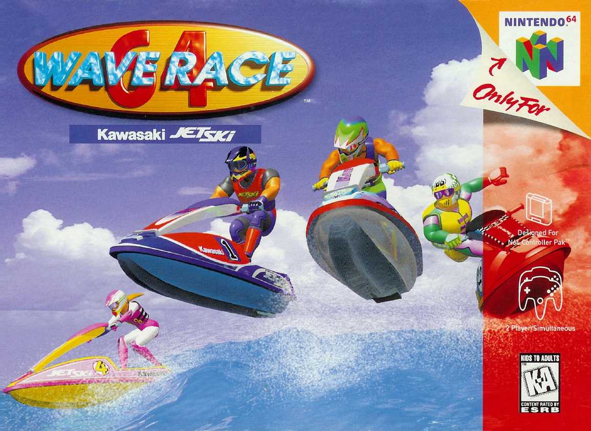 Wave Race 64 N64 game cover art