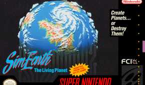 SimEarth The Living Planet SNES cover art