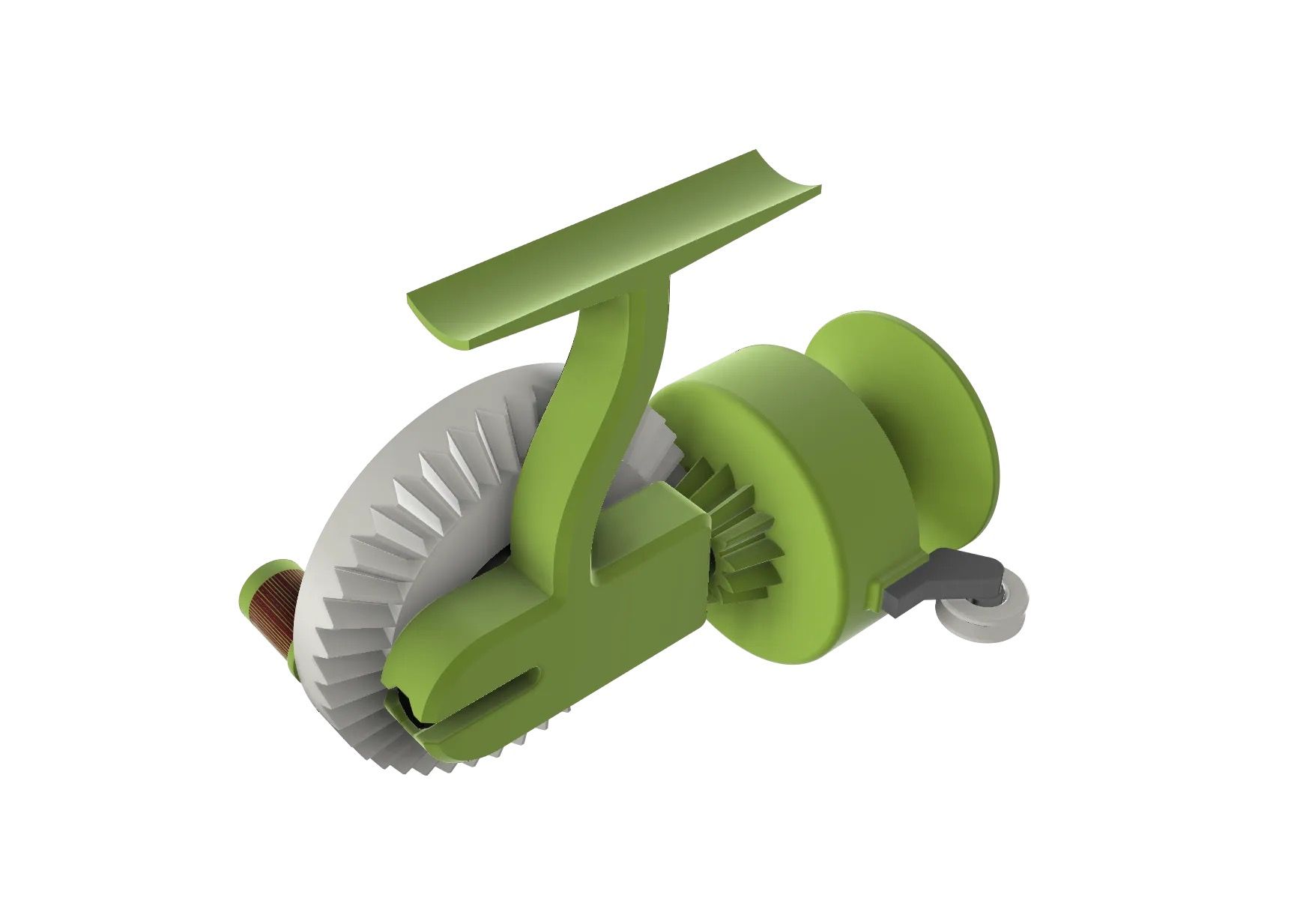 3D printed fishing reel