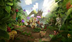 Jungle Expansion Artwork for Minecraft Dungeons