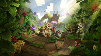 Jungle Expansion Artwork for Minecraft Dungeons