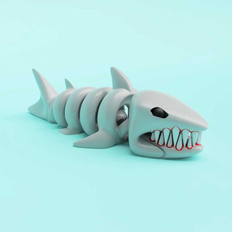 Articulated Shark Fidget Toy