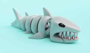 Articulated Shark Fidget Toy